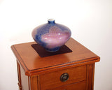 Fujii Kinsai Arita Japan - Somenishiki Kinsai Yurikou Sakura Monyou Vase 14.90 cm - Free Shipping