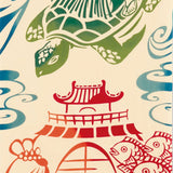 Kenema  - 50161  Urashimataro  浦島太郎  (The dyed Tenugui)