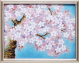 Saikosha - #114 03  Sakura (Framed Cloisonné ware) - Free Shipping