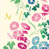 Kenema - 50154 Asagao Neko 朝顔ねこ  (The dyed Tenugui)