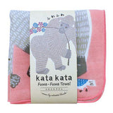Kata Kata  soft towel 100% cotton - Gorilla Pink   25 x 25 cm