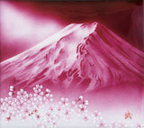 Saikosha - #114-08 Aka Fuji & Sakura (Framed Cloisonné ware) - Free Shipping