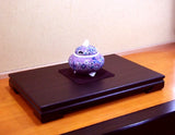 Fujii Kinsai Arita Japan - Somenishiki Kinsai Seigaiha Sakura Incense burner - Free Shipping