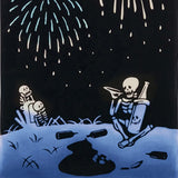 Kenema  - 50156 Kotsuzake Hanabi 骨酒花火 (The dyed Tenugui)