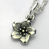 Saito - Sakura Silver Pendant top (Silver 925) Large with 50 cm silver chain