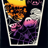 Kenema -50168 Trick or Treat  トリックオアトリート  (The dyed Tenugui) - Japanese traditional Tenugui