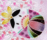 Saikosha - #108-11 Okiagaribina (Cloisonné ware ornamental plate) - Free Shipping