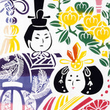 Kenema  - 50072 Kazari Bina  飾り雛 (The dyed Tenugui)