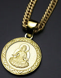 Saito - Monju Bosatsu Pendant Top (18Kt Gold)