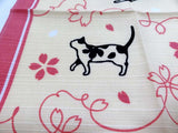 Kenema - Sakura Neko (Sakura Cat) さくら猫   320141  Furoshiki (Japanese Wrapping Cloth)