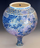 Fujii Kinsai Arita Japan - Yurisai Kinran Oshidori Ornamental vase 29.40 cm (Superlative Collection) - Free Shipping