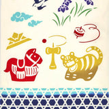 Kenema  - 50207   Iwai Gogatsu Kazari  祝い五月飾り (Boys' Festival)  (The dyed Tenugui)