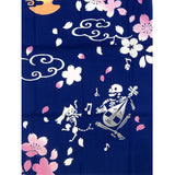 Kenema - 51213 Biwa hiku Shirahone  琵琶引く白骨  (The dyed Tenugui)