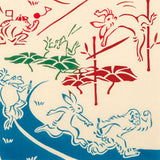 Kenema  - 50122 Chojyugiga  Track-and-field events 陸上  (The dyed Tenugui)