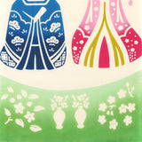 Kenema - 50142 Hana bina 花雛  (The dyed Tenugui)
