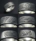 Saito - Rise Dragon - L Silver Ring ( 950 Silver )