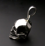 Saito - Skull Silver Pendant top Big w/ Bonji (Silver 925)