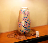Fujii Kinsai Arita Japan - Somenishiki Golden Sakura Vase 60.70 cm - Free Shipping