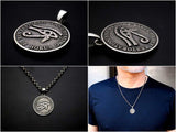 Saito - Eye of Horus Silver 950 Pendant Top