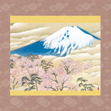 Sankoh Kakejiku - KZ2G9-005 - Yokoyama Taikan - Fuji to Sakura zu - Free Shipping