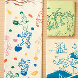 Kenema  - 50098 Chojyugiga   Bouldering  ボルダリング  (The dyed Tenugui)