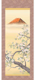 Sankoh Kakejiku - 55A2-068 Mt. Fuji & Sakura - Free Shipping