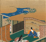 Tosa Mitsuoki - Genji monogatari #13 Nowake (The Tale of Genji - Nowake) - Free Shipping