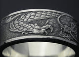 Saito - Rise Dragon - L Silver Ring ( 950 Silver )