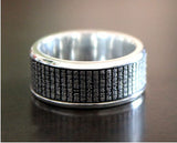 Saito - Heart Sutra Slim Silver Ring (Silver 950)