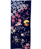 Kenema - 51213 Biwa hiku Shirahone  琵琶引く白骨  (The dyed Tenugui)