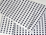 50 Units of Mameshibori - (Navy dot) Japanese Tradition Cotton Towel (Tenugui) 33 x 86 cm  (The dyed Tenugui)