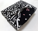 Kenema- Sakura Buncho (Cherry Blossoms Java Sparrow) 桜文鳥  66474 - Furoshiki  90X90cm