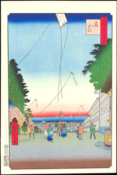 二階建 ANNEKIKI 絵画 HOPE HARVEST Kawase Hasui - Spring Evening at the Tôshôgû Shrine in Ueno