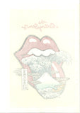 The Rolling Stones　富嶽大舌景～赤舌～    Akajita (Limited Edition 200 Sheet only) - Shipping Free