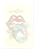 The Rolling Stones 富嶽大舌景~赤舌~    Akajita (Limited Edition 200 Sheet only) - Shipping Free