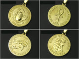 Saito - Eye of Horus 18Kt Gold Pendant Top