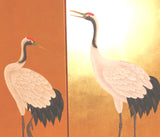 Tominaga Jyuho - Japanese Traditional Hand Paint Byobu (Gold Leaf Folding Screen) - X115 - Free Shipping