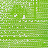 Konomi - Honeycomb Furoshiki Green    ハニカム/ライトグリーン    97X97cm  (Japanese Wrapping Cloth)