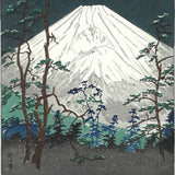 Okada Koichi - #P5 Hakone kaido no Fuji (The view of Mt.Fuji from Hakone Kaido) (箱根街道の富士) - Free Shipping