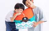 Cochae - Whale in the Morning Sun Blue 朝日にくじら ブルー  20474-302  :   Furoshiki 100 x 100 cm