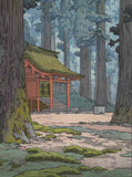 Yoshida Toshi - #014102  Kami no mori (The forest of God)  (Sacred Grove) - Free Shipping