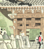 Kamei Tobei and Kotozuka Eiichi (Kyoto Scenic Places) 知恩院ー京洛名勝 - Chion-in (Rakuchu Rakugai) - Free Shipping