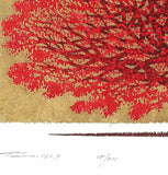 Namiki Hajime 並木一 -  Tree Scene 160-A 　(ED200) -  Free Shipping