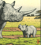 Yoshida Toshi - Sai (Rhinoceros) - Free Shipping
