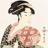 Kitagawa Utamaro - Bijin-ga (Beautiful woman in Edo era) - Ukiyoe Origami