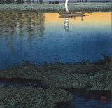 Kawase Hasui - #HKS-11   Ushibori no Yugure (Twilight at Ushibori) - Free Shipping　