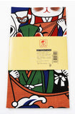 Lucky Cat  福まねき猫 - Seven Lucky Cats   七福猫 (Shichifuku Neko) - Japanese Tradition Cotton Towel (The dyed Tenugui) - 34cm x 90cm