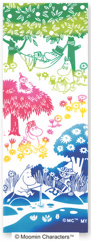 Kenema - Moomin Characters series - Camp   キャンプ  (The dyed Tenugui)