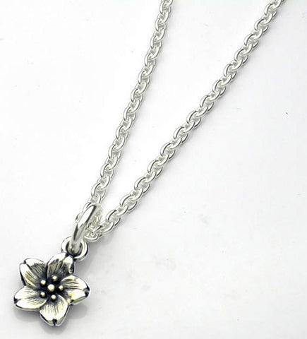 Saito - Sakura Silver Pendant top (Silver 925) Large with silver chain