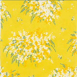 Cohare こはれ - Mimosa Yellow  (ミモザ  イエロー) - Furoshiki   45 x 45 cm